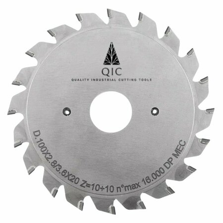 QIC TOOLS 120mm Diamond Split Scoring Blade PCD 2.8-3.6 Spacing DSC.120201212.6